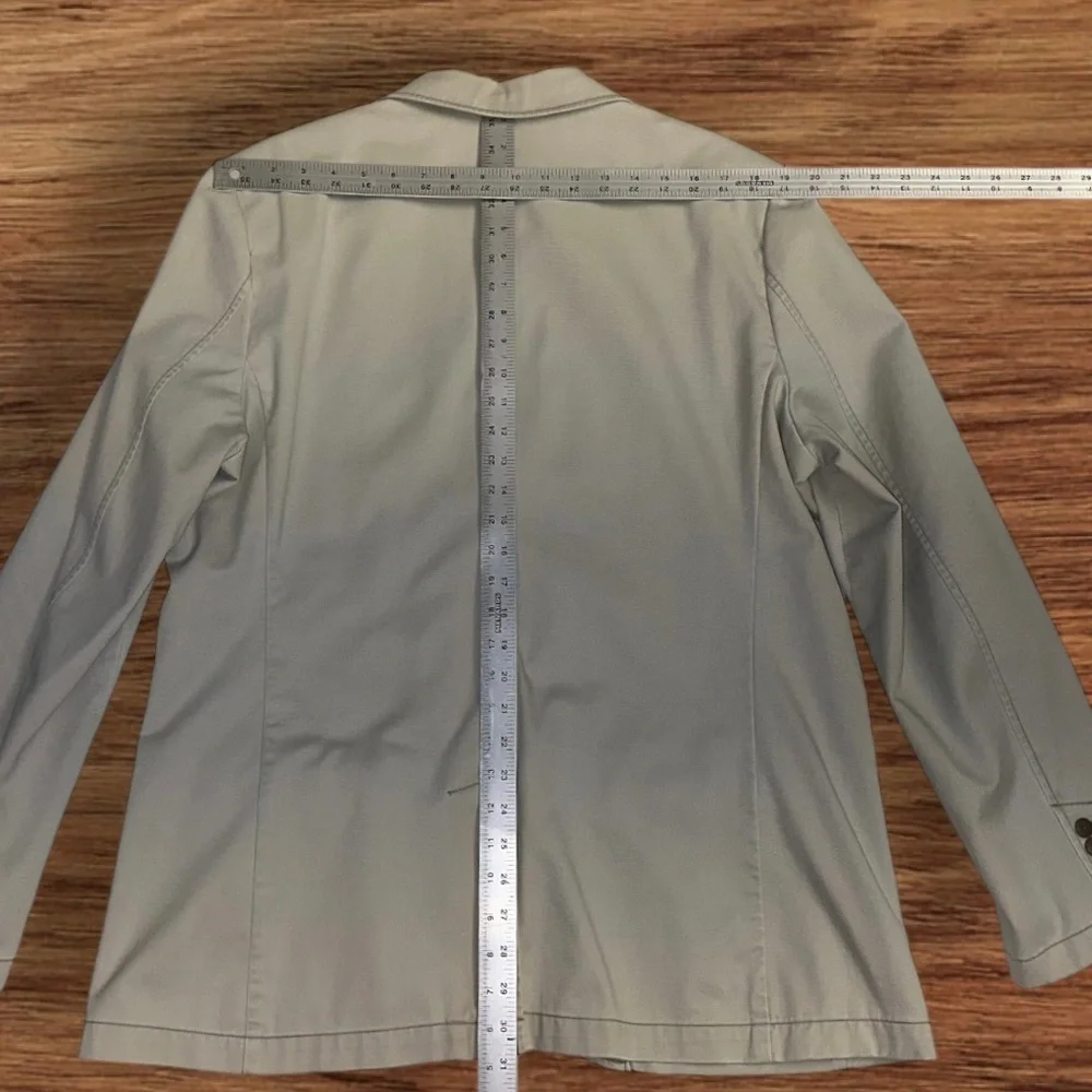 L.L. Bean Men’s Sport Coat Brown Long Sleeve Outdoor Patch Pockets ~ Size 44 - Picture 9 of 10